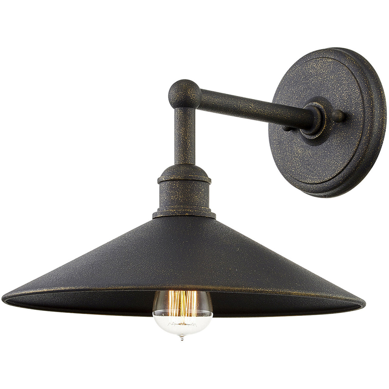 Troy Lighting 1 Light Shelton Wall Sconce in Vintage Bronze B7592-VBZ