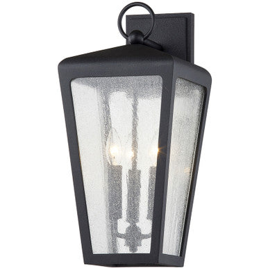 Troy Lighting 3 Light Mariden Wall Sconce in Textured Iron B7602-TRN