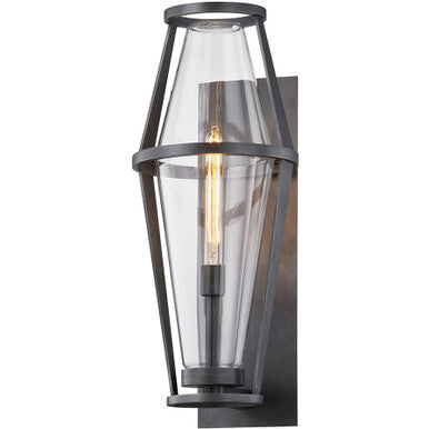 Troy Lighting 1 Light Prospect Wall Sconce in Graphite B7614