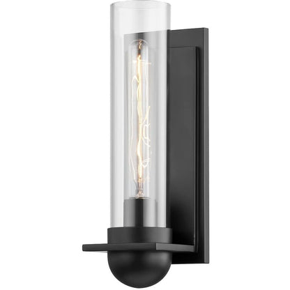 Troy Lighting 1 Light Kai Wall Sconce in Satin Black B7791-SBK