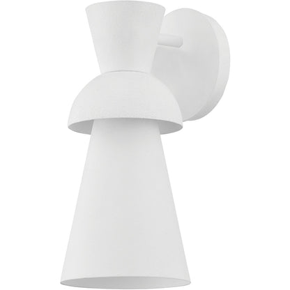 Troy Lighting 1 Light Florence Wall Sconce in Gesso White B7901-GSW