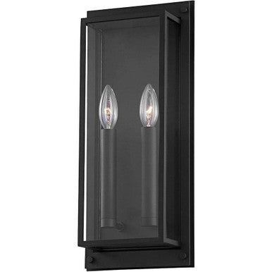 Troy Lighting 2 Light Winslow Wall Sconce in Textured Black B9102-TBK