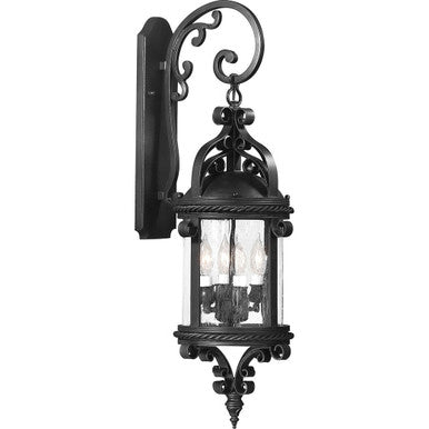 Troy Lighting 4 Light Pamplona Wall Sconce in Soft Off Black B9122-SFB