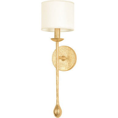 Troy Lighting 1 Light Osmond Wall Sconce in Vintage Gold Leaf B9721-VGL