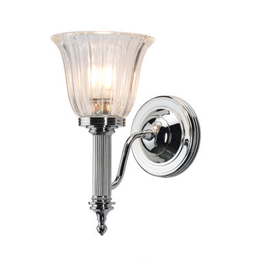 Lucas McKearn Carroll1 l 1 Light Bath Light in Polished Chrome