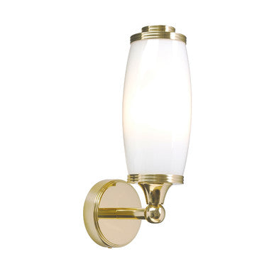 Lucas McKearn Eliot 1 Light Bath Light in Polished Brass