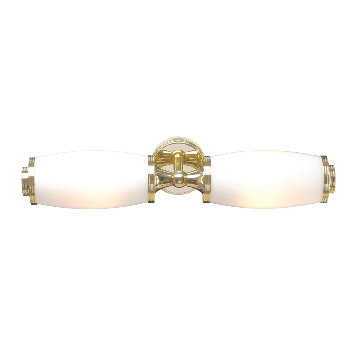 Lucas McKearn Eliot 2 Light Bath Light in Polished Brass