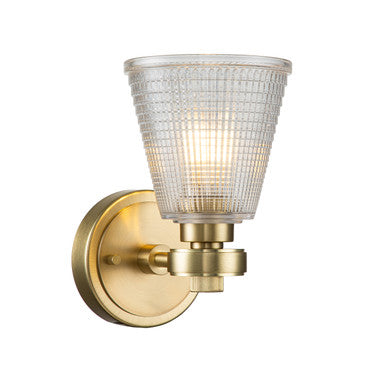 Lucas McKearn Gunnislake1 1 Light Bath Light in Brushed Brass