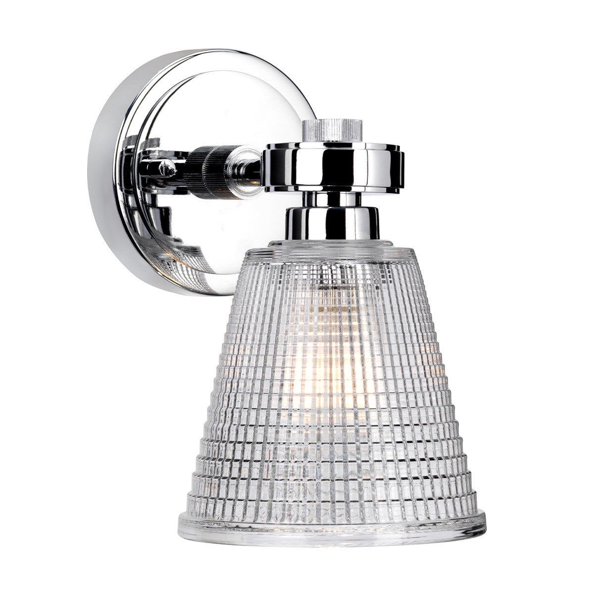 Lucas McKearn Gunnislake1 1 Light Bath Light in Polished Chrome