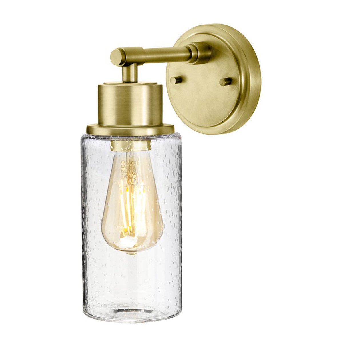 Lucas McKearn Morvah 1 Light Bath Light in Brushed Brass