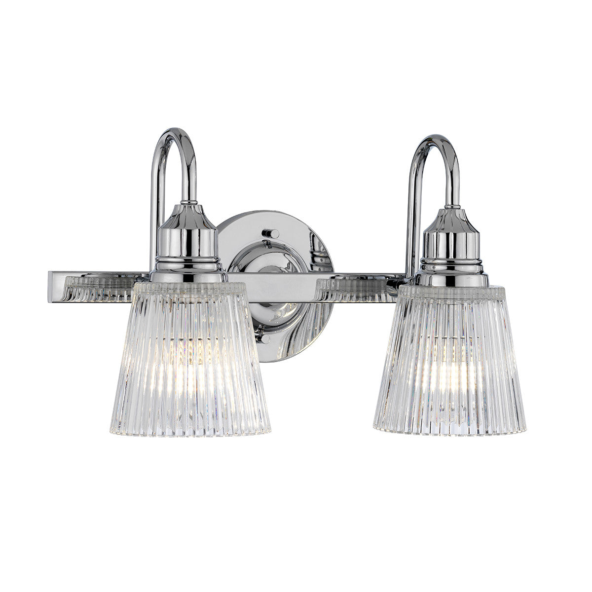 Lucas McKearn Addison 2 Light Bath Light in Polished Chrome