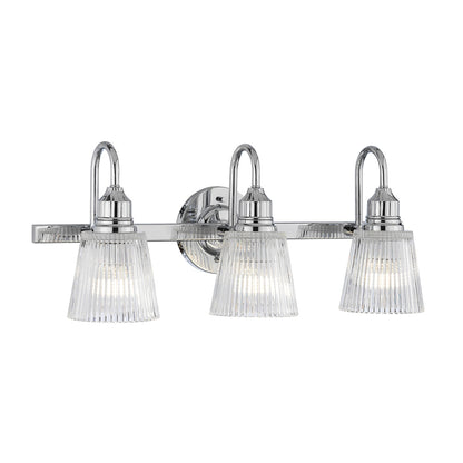 Lucas McKearn Addison 3 Light Bath Light in Polished Chrome