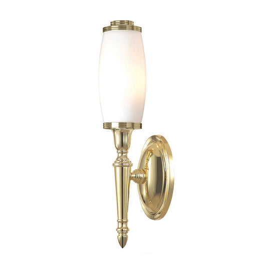 Lucas McKearn Dryden 1 Light Bath Light in Polished Brass