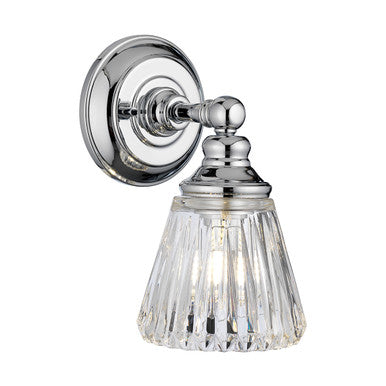 Lucas McKearn Keynes 1 Light Bath Light in Polished Chrome