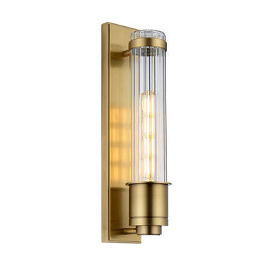 Lucas McKearn Wellington 1 Light Bath Light in Aged Brass