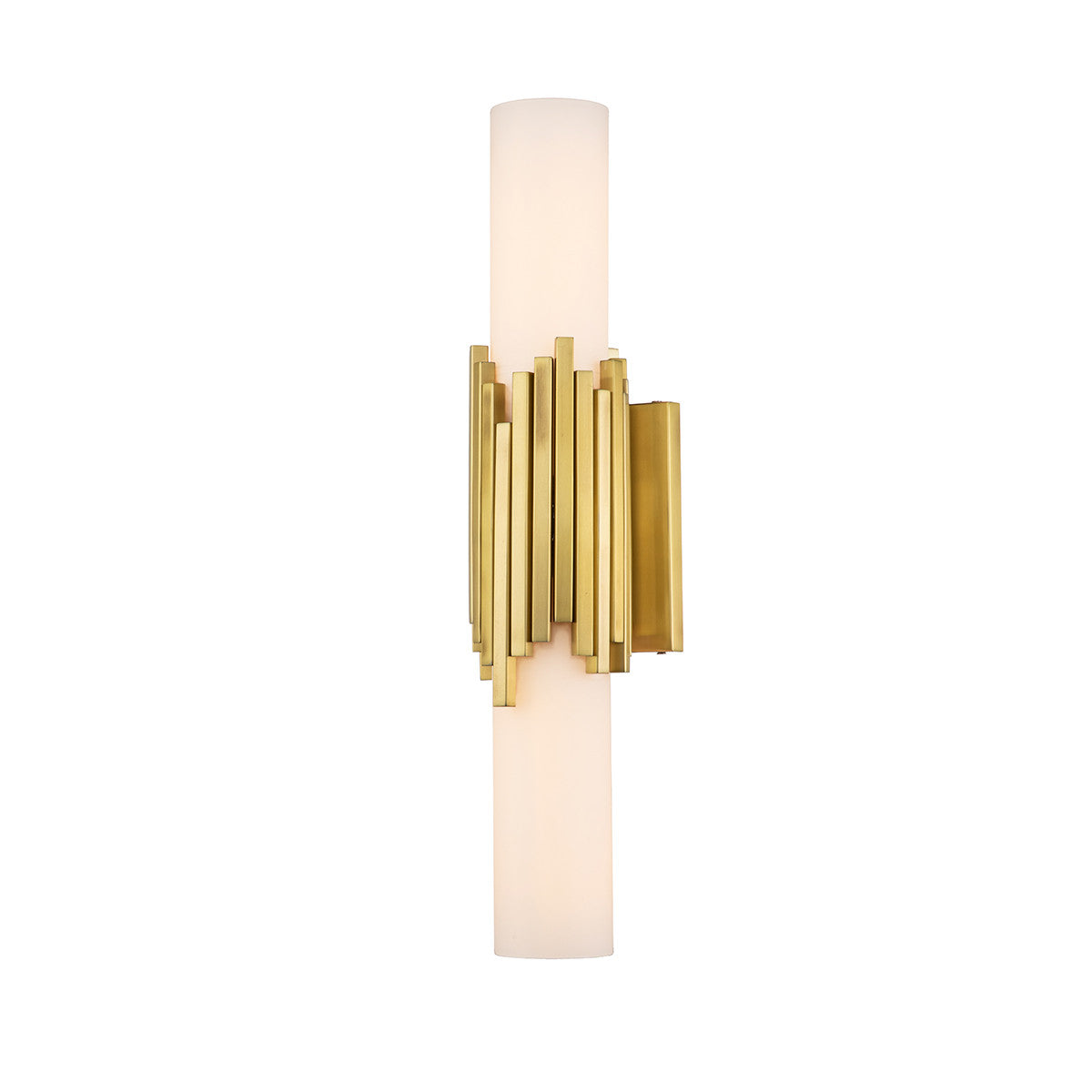 Lucas McKearn Marvel 2 Light Bath Light in Aged Brass