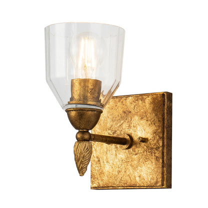 Lucas McKearn Felice 1 Light Wall Sconce In Gold