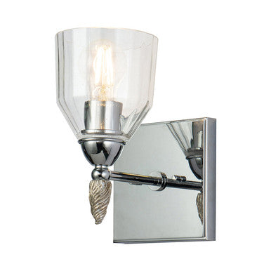 Lucas McKearn Felice 1 Light Wall Sconce In Chrome