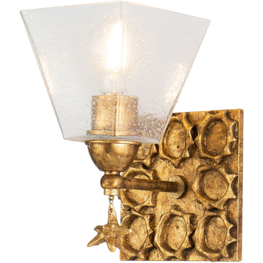 Lucas McKearn Star 1-Light Wall Sconce In Gold