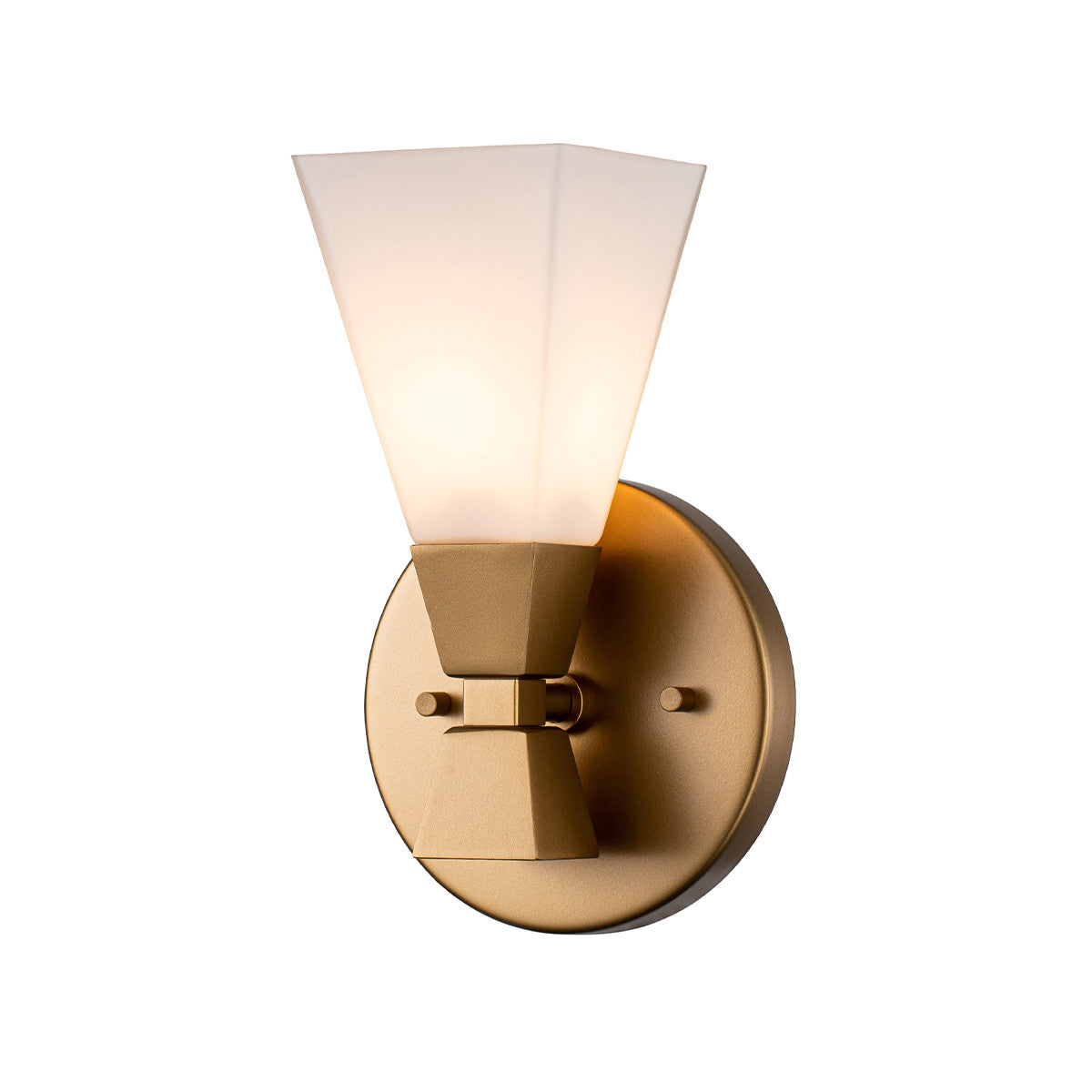 Lucas McKearn Bowtie 1 Light Bath Bar Laquered Gold