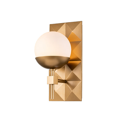 Lucas McKearn Deco 1 Light Bath Bar in Laquered Gold