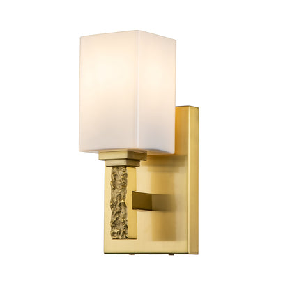 Lucas McKearn Jack 1 Light Bath Bar in Aged Brass