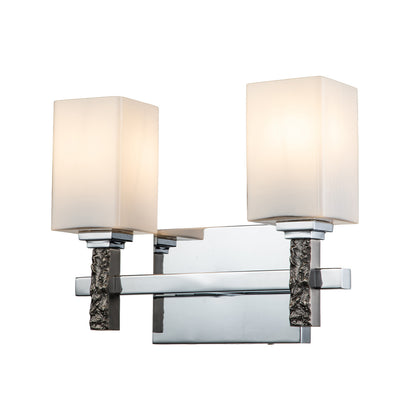 Lucas McKearn Jack 2 Light Bath Bar in Polished Chrome