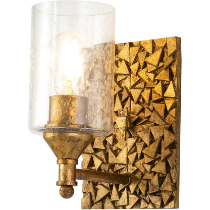 Lucas McKearn Mosaic 1-Light Wall Sconce In Antique Gold