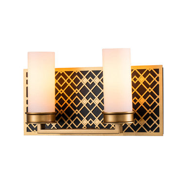 Lucas McKearn Ziggy 2 Lt Bath Bar in Laquered Gold