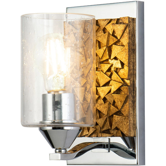 Lucas McKearn Bocage 1 Light Wall Sconce In Silver And Gold