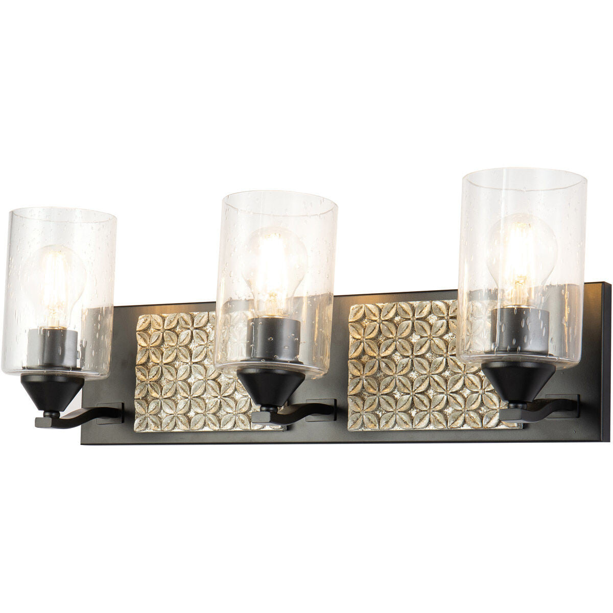 Lucas McKearn Arcadia 3 Light Bath Bar In Black