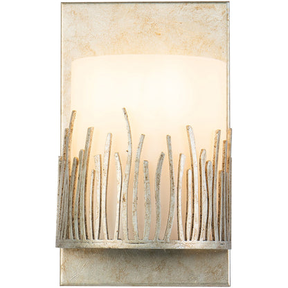 Lucas McKearn Sawgrass 1 Light Wall Sconce In Distressed Silver