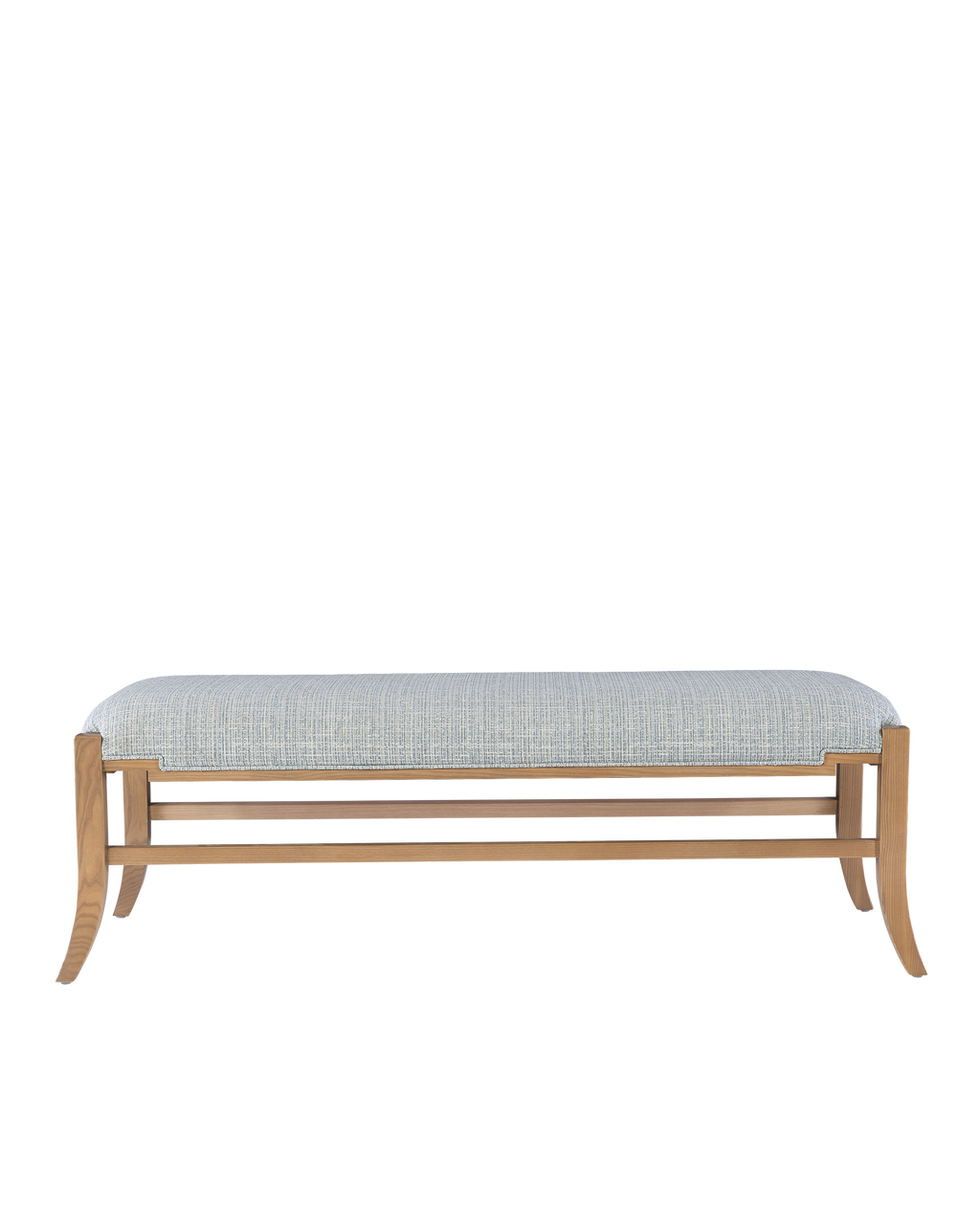 Currey & Co. Melanie Blonde Bench, Greenlight Powder 7000-1002