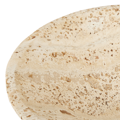 Currey & Co. Lubo Travertine Small Bowl 1200-0812