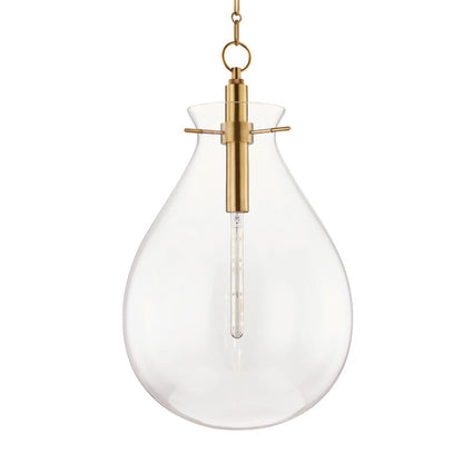 Hudson Valley Lighting Ivy Pendant in Aged Brass BKO103-AGB