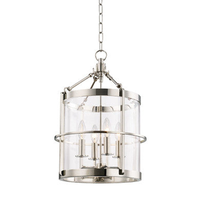 Hudson Valley Lighting Ren Lantern in Polished Nickel BKO200-PN