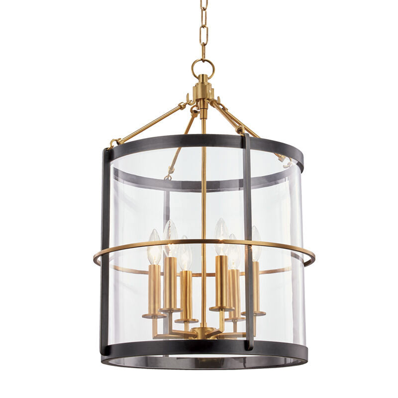 Hudson Valley Lighting Ren Lantern in Aged Old Bronze BKO201-AOB