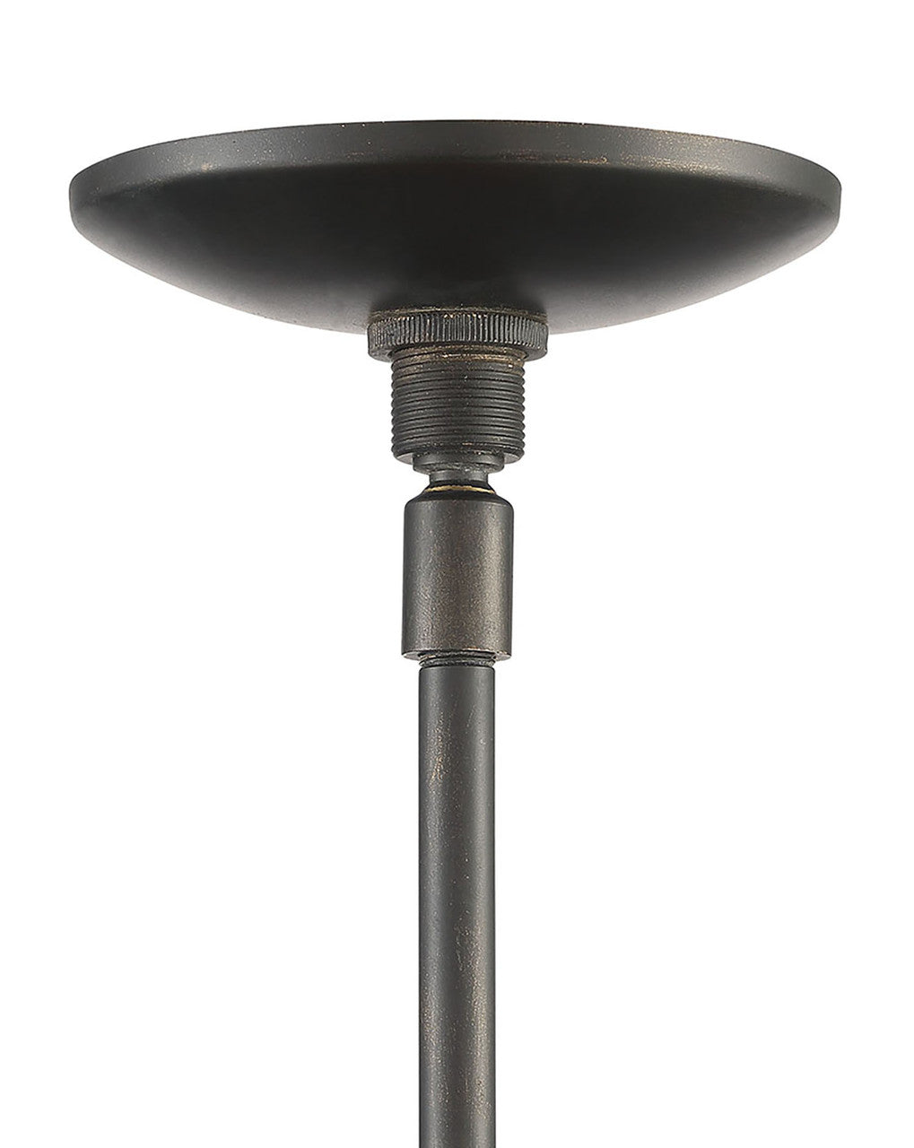 Lumanity Lighting Kingston Rattan Single-Light Globe Pendant in Oil Rubbed Bronze  L090-0004