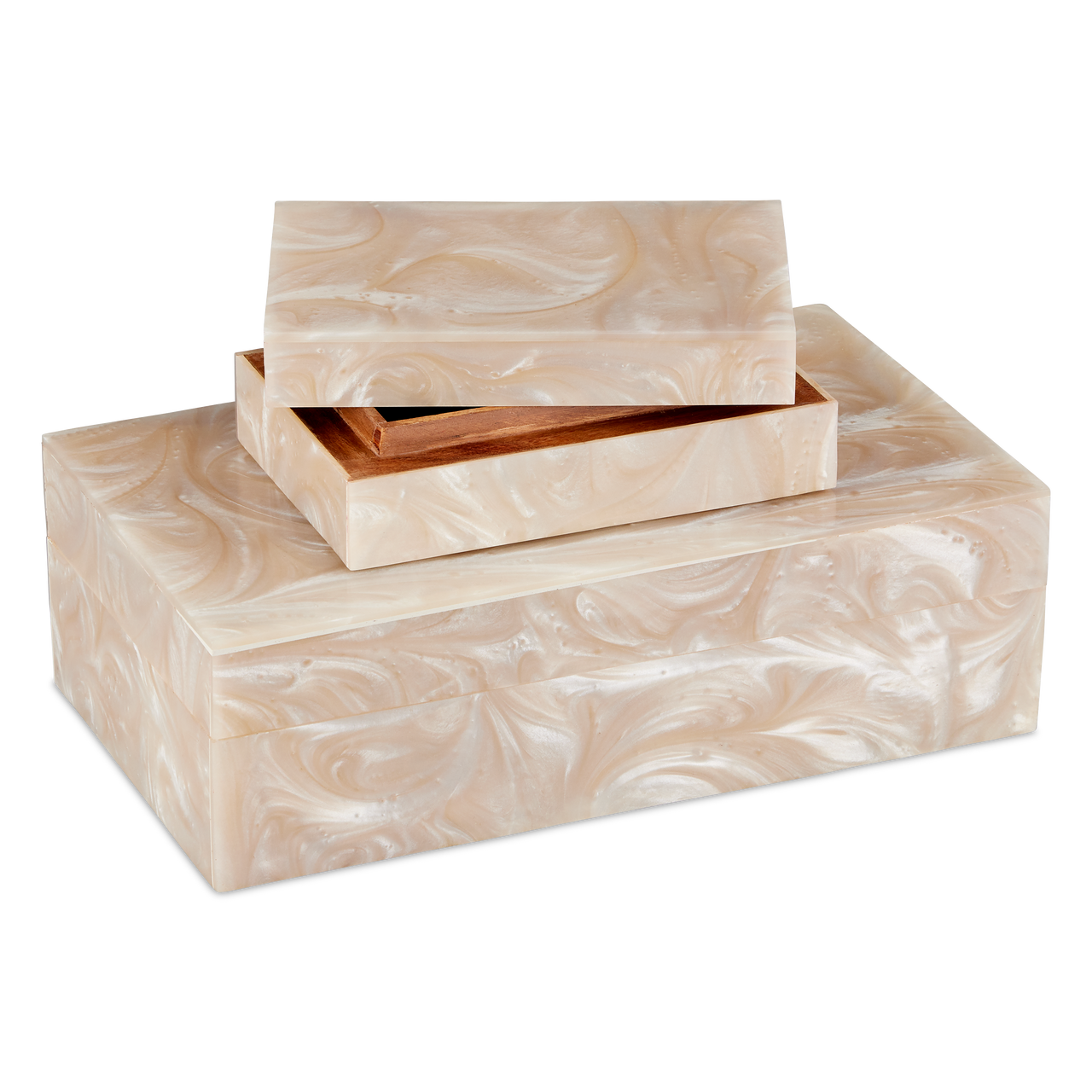 Currey & Co. Perlas Swirl Box Set of 2 1200-0800