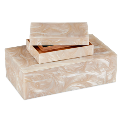 Currey & Co. Perlas Swirl Box Set of 2 1200-0800