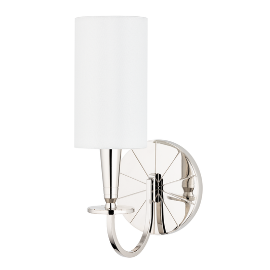 Hudson Valley Lighting Mason Wall Sconce in Polished Nickel 8021-PN