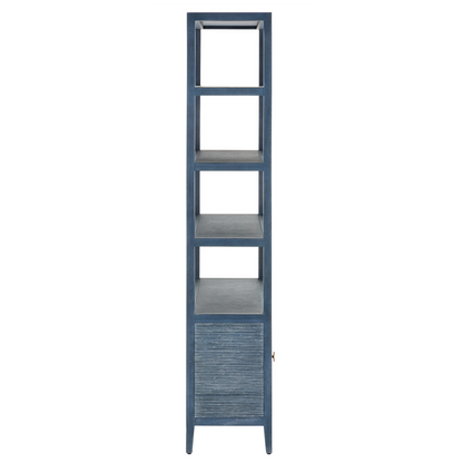 Currey & Co. Santos Vintage Navy Storage Etagere 3000-0265