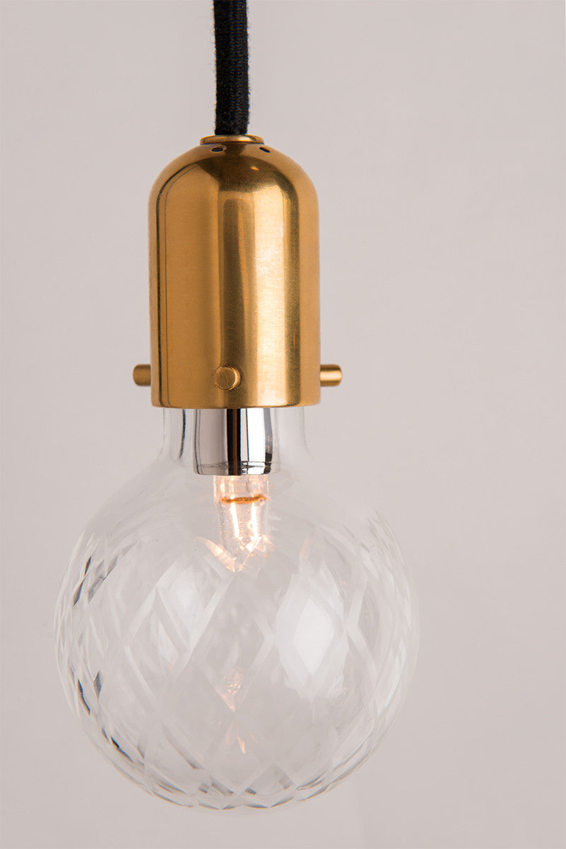 Hudson Valley Lighting Marlow Pendant in Aged Brass 1100-AGB