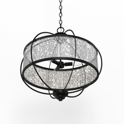 Lumanity Lighting Arwen 3-Light Glass Orb Chandelier in Painted Oil Rubbed Bronze  L098-0001