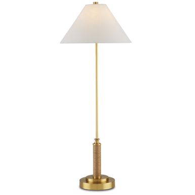 Currey & Co. Ippolito Brass Console Lamp 6000-0874