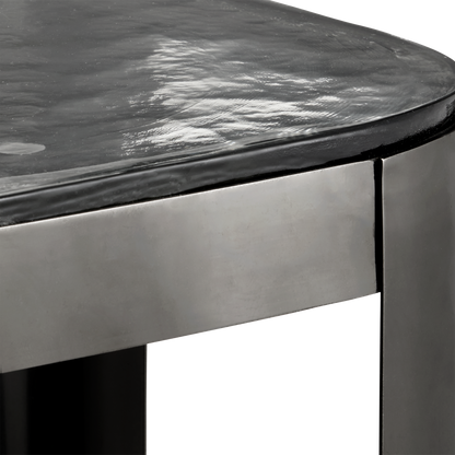 Currey & Co. Sev Graphite Accent Table 4000-0160