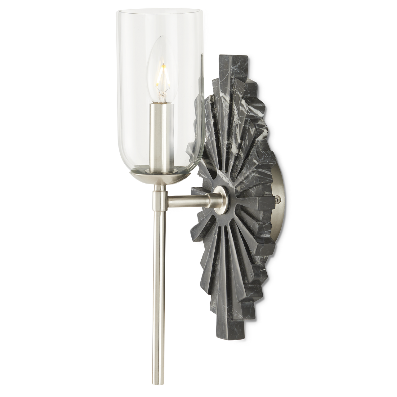 Currey & Co. Benthos Black Wall Sconce 5800-0025