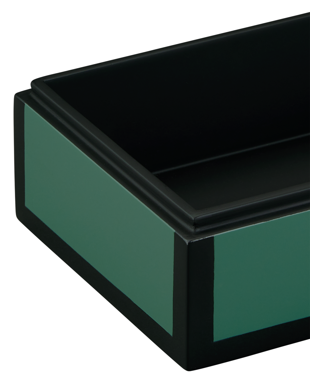 Currey & Co. Green Lacquer Box Set of 2 1200-0906