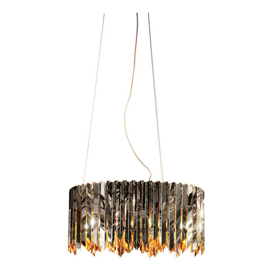 Lucas McKearn Peron Glam Silver and Gold Chandelier