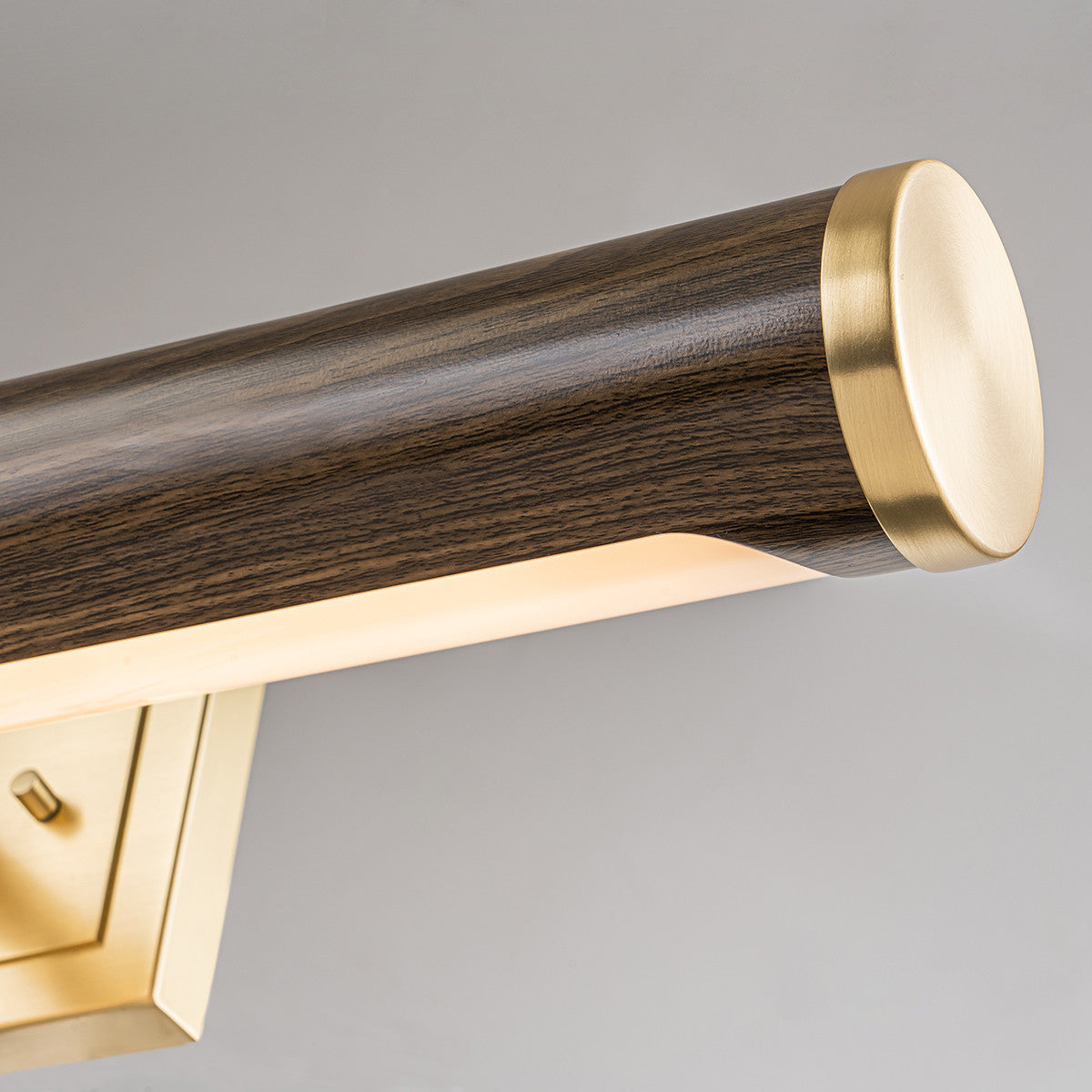 Lucas McKearn Coates Large Picture Light in Dark Wood Finish COATES-PLL-DWF